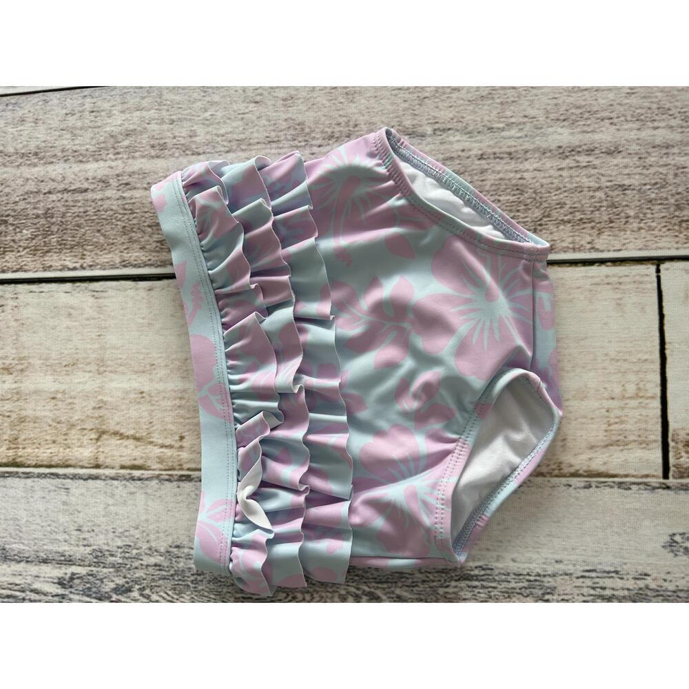 Cotton:on Kids Girls Light Blue | Indigo | Tropical Swimwear size: 18-24 months - Picture 2 of 2